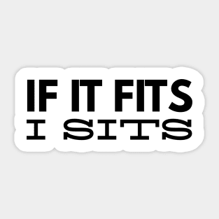 I sits Sticker